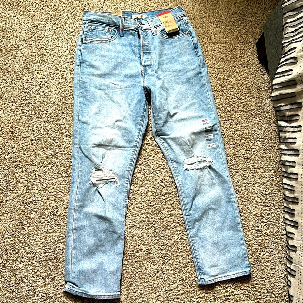 Levi’s wedgie straight high rise jeans